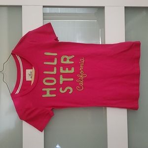 Hollister Hot pink XS tee shirt